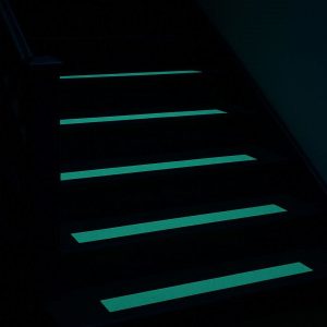 Glow-in-the-Dark Anti-Slip Treads for Nighttime Stair Safety