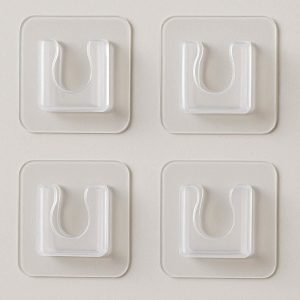 Transparent Silicone Clips for Kitchen & Bathroom Organization